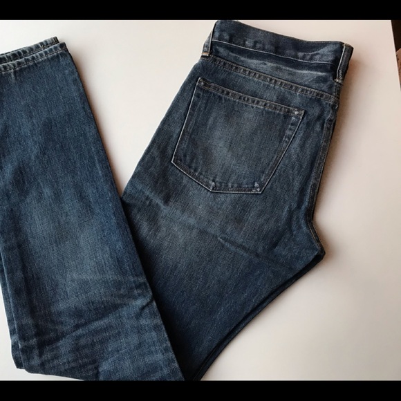 J Crew 484 Gotham Wash Kaihara Denim 31x34 - Picture 2 of 8